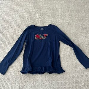 Vineyard Vines holiday shirt, girls size large